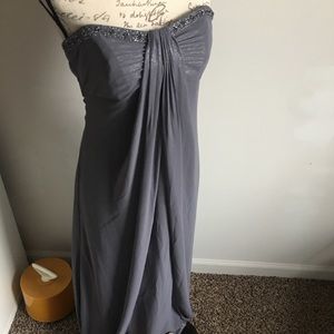 Davids Bridal shimmer dress